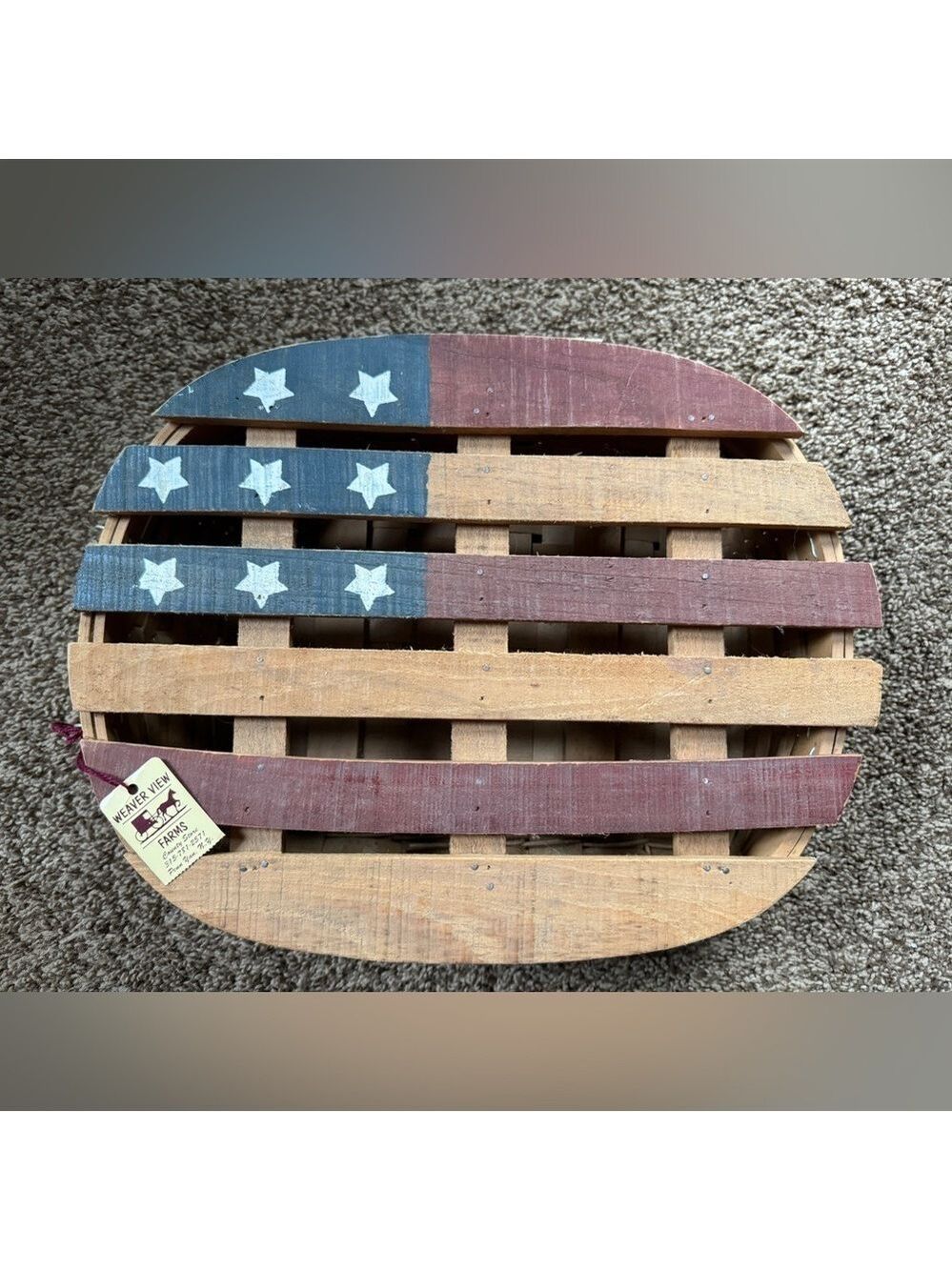 America Basket with Bail Handles